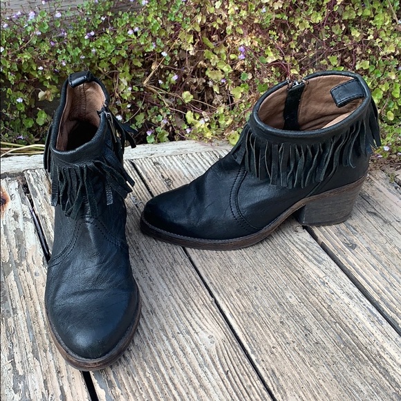 All Saints Shoes - All Saints fringe ankle boots
